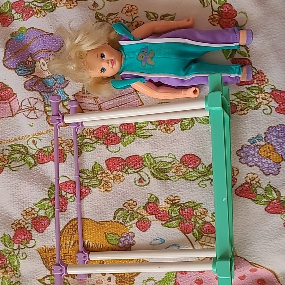 Vintage Galoob Bouncin Kids Gymnastics Doll